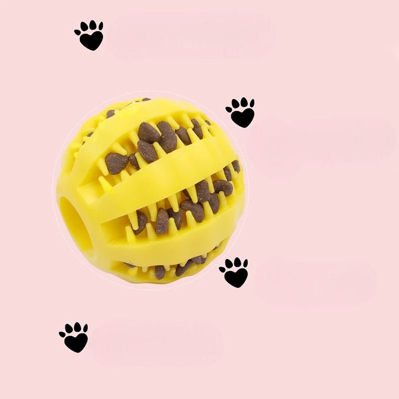 La Balle Interactive - DogToyBall™ - Jaune - Royaume des Chiens