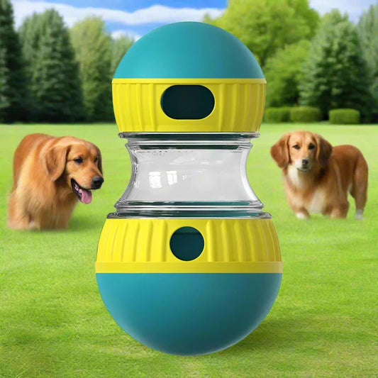 Distributeur de Nourriture - EllipticalDogPuzzleToy™ - Turquoise - Royaume des Chiens